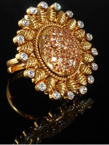 Designer Polki Finger Ring